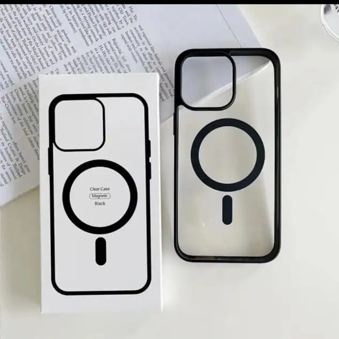 Transparent%20Magnetic%20Phone%20Case%20with%20Box%20for%20Magsafe%20Wireless%20Charging%20iPhone%2011%20to%2014pro%20max%20Mobile%20-Black%20Cases%20-%20Image%204