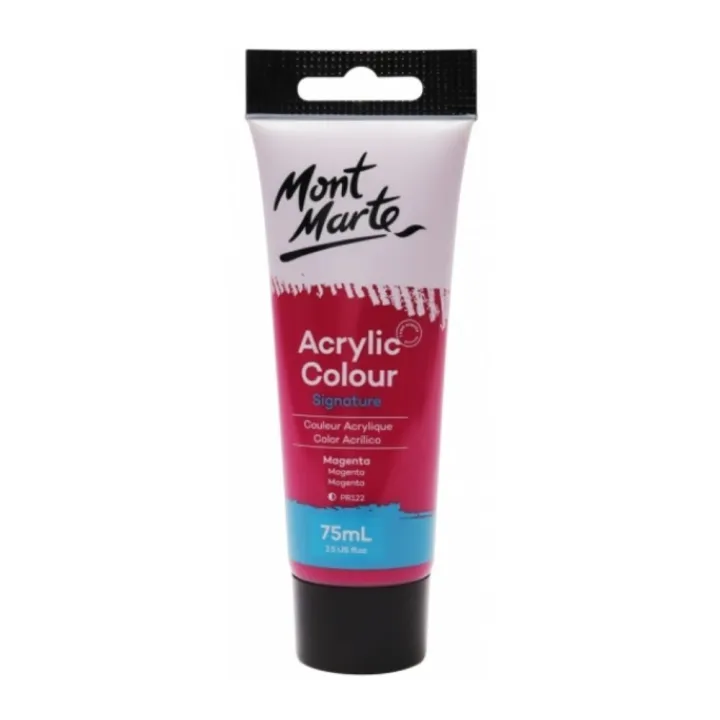 Mont%20Marte%20Signature%20Acrylic%20Paint%2075ml%20Tube%20-%20Magenta%20-%20Image%203