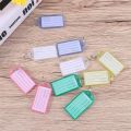 Key Chain, ELECDON 10 Pcs Classified Tag Luggage Assorted Color Plastic Key Chain Labels for Pets Hotel Home Office Key Cabinet. 