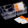 Box Display Rack Transparent Business Card Case Desktop High-end Acrylic Card Holder Storage. 