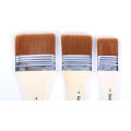 Gesso artist Brush set of 3pc Flat Brush, Synthetic Hair Brushes Smooth and easy artist brush. 