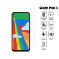 Google Pixel 5 Tempered Glass Screen Protector 2.5D 9H (Flat)-Transparent. 