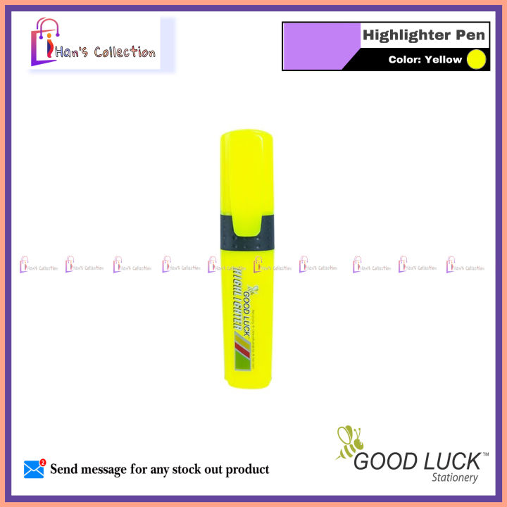 Good%20Luck%20Highlighter%20Pen%20Green%20Yellow%201pcs%20-%20Image%203