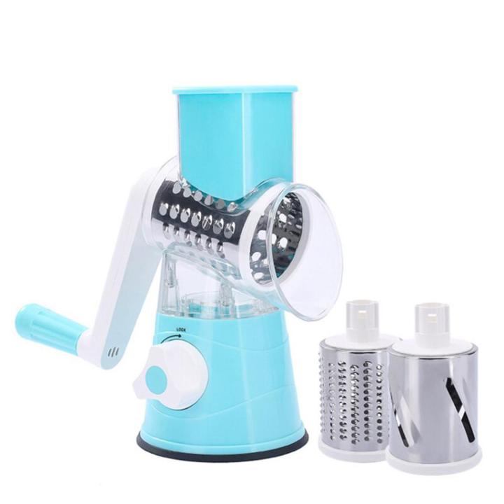 Newest Vegetable Cutter Slicer Multifunctional Manual 5 Set Blades Potato Carrot Slicing Thick Wire Wavy Grinding Garlic Cheese-The Old Version