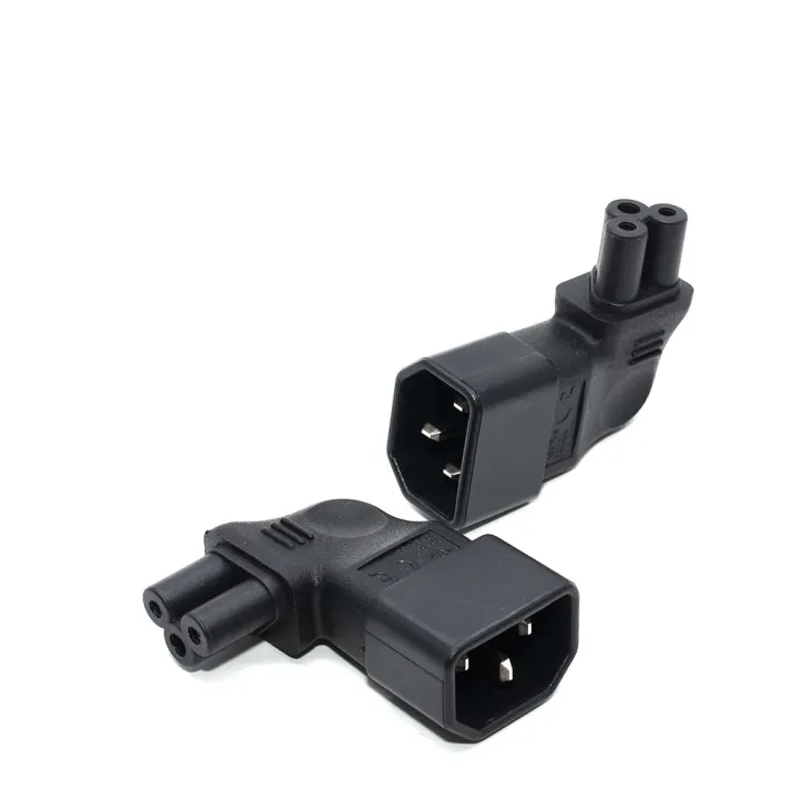 Iec320%20C5%20Power%20Converter%20Iec%20C14%20Male%20Plug%20To%20C5%20Up/left/right/strainght%20Angle%20Connector%2010a%20250v%20-%20Image%203