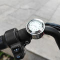 Aluminum Motorcycle Clock High Visibility Waterproof Luminous Handlebar Watch Chrome Universal Fit Bike  Clock for Motorbiking Outdoor Adventure Motorcycle Enthusiasts -Keeping Biker Gear. 