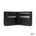 Avro Premium Bifold Wallet With Inner Zipper Pocket Black Wallet For Men Made By 100% Cow Leather Money Bag For Men. 