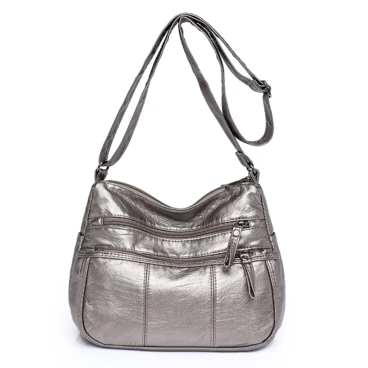 Women%20Bag%20Fashion%20Multi%20Pocket%20Shoulder%20Bag%20Women's%20New%20Versatile%20Soft%20Leather%20Crossbody%20Bag%20Women's%20Middle%20Aged%20Mother's%20Bag%20-%20Image%202