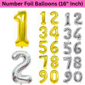 Number Foil Balloon: Ideal for Birthdays, Anniversaries, Events - Party Decoration Item - (Pack of 1 Pcs). 