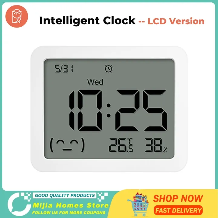 Xiaomi Miaomiaoce Bluetooth-compatibility Thermometer Temperature Humidity Sensor Smart LCD Screen Digital Clock