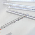 Transparent Acrylic Ruler Precision 15/20cm Size Office Supplies Triangular Scale Stationery Rainbow Ruler for Drafting.
