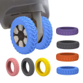 8Pcs/set Silicone Thick Wheels cover Protector For Luggage Reduce Noise Travel Luggage Suitcase Wheels Cover Thicken Trolley Box Casters Cover.
