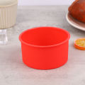 1Pc 4 Inch Silicone Mini Cake Molds Round Baking Pan DIY Non-Stick Silicone Baking Mold Bakeware Pan Reusable Cake Pans.