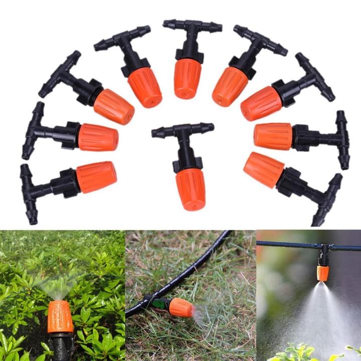 Misting%20Atomization%20Nozzle%20(10-Pcs),%20Flow%20Adjustable%20Plastic%20Fogger%20With%204mm%20Tee%20(10-Pcs)%20for%20Field%20Crops,%20Vegetables,%20Nursery,%20Garden%20Irrigation.%20-%20Image%202