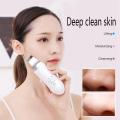 Ultrasonic Facial Skin Scrubber Beauty Machine Ion Deep Face Cleaning Peeling Shovel Exfoliating Skin Care Device. 