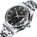 Jade Wave Watch Men's Calendar Night Glow Korean Edition Steel Waterproof Non Mechanical Sheet Wholesale Watch Men's. 