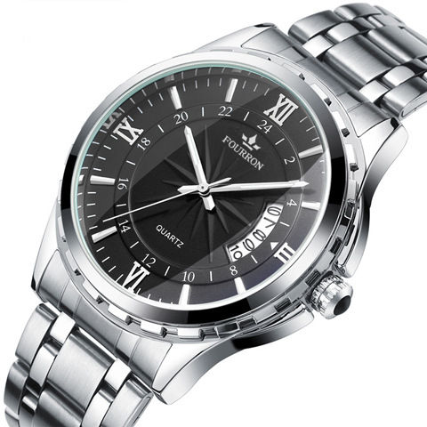 Jade%20Wave%20Watch%20Men's%20Calendar%20Night%20Glow%20Korean%20Edition%20Steel%20Waterproof%20Non%20Mechanical%20Sheet%20Wholesale%20Watch%20Men's%20-%20Image%204