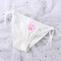 Bandage Lolita Panties Low Waist Lingerie Cute Claw Women's Briefs Low Waist Animation Underwear. 