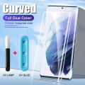 Infinix Note 40S/Note 40 Pro 4G/5G/Note 40 Pro Plus Full HD Curved Edge Liquid UV Tempered Glass Screen Protector.