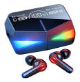 TWS M28 Wireless Sports Earbuds With Colorful Lighting Effect.