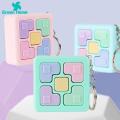 (New) green home game Conole keychain muic pocket game Conole key ring enory toy.