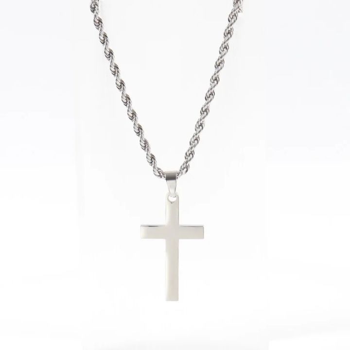 Classic%20Cross%20Pendant%20Necklace%20Men%20New%20Fashion%20Handmade%20Stainless%20Steel%20Twist%20Chain%20Necklace%20For%20Men%20Jewelry%20Gift%20-%20Image%203