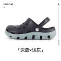 Dongdong Male Dieter Wears Beach Shoes Externally, Feeling Slippery, Anti slip, Soft Sole, Baotou Slippers Couple Summer Sandals Female. 