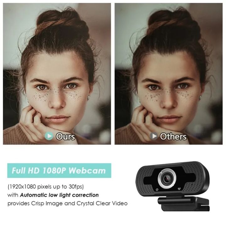 NEW%201080P%20-720P%20Webcam%20Full%20HD%20%20Webcam%20For%20Online%20Office,%20Class,%20Video%20Conference%20%20Computer%20PC%20Laptop%20Camera%20-%20Image%202