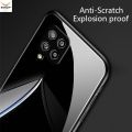 Samsung Galaxy M32 - (100% Premium Quality) DESIGNED IN HONG KONG Scratchproof Tempered Glass Case Back Cover Casing ...