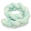 Green 1M Weave Long Strip Knot Ball Pillow Creative Baby Room Decoration Soft. 