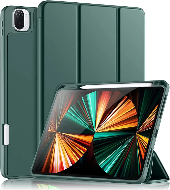 Premium%20Robustrion%20Cover%20for%20Xiaomi%20Mi%20Pad%205%20/%20Xiaomi%20Mi%20Pad%205%20Pro%20Cover,%20Trifold%20Flip%20Case%20Cover%20with%20Pencil%20Holder%20for%20Xiaomi%20Mi%20Pad%205%2011%20inch,%20Support%20Auto%20Sleep%20Wake%20-%20Black/Blue/Green%20-%20Image%204