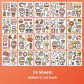【Fashion】Lolo's Daily Life Series Cute PET Waterproof Stickers Diary Journal Phone Decorative Scrapbooking DIY Sticker. 