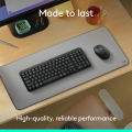 Logitech K250 Bluetooth Keyboard with Numpad, Easy Connectivity, Compact Wireless Keyboard Made with Recycled Plastic, Spill-Resistant, Comfortable Keys - Windows/MacOS - Graphite. 