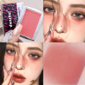 Embossed Blush Palette Facial Blush Powder Fine Powder Texture High Color Rendering Luxury Powder Blusher Powder Matte Makeup. 
