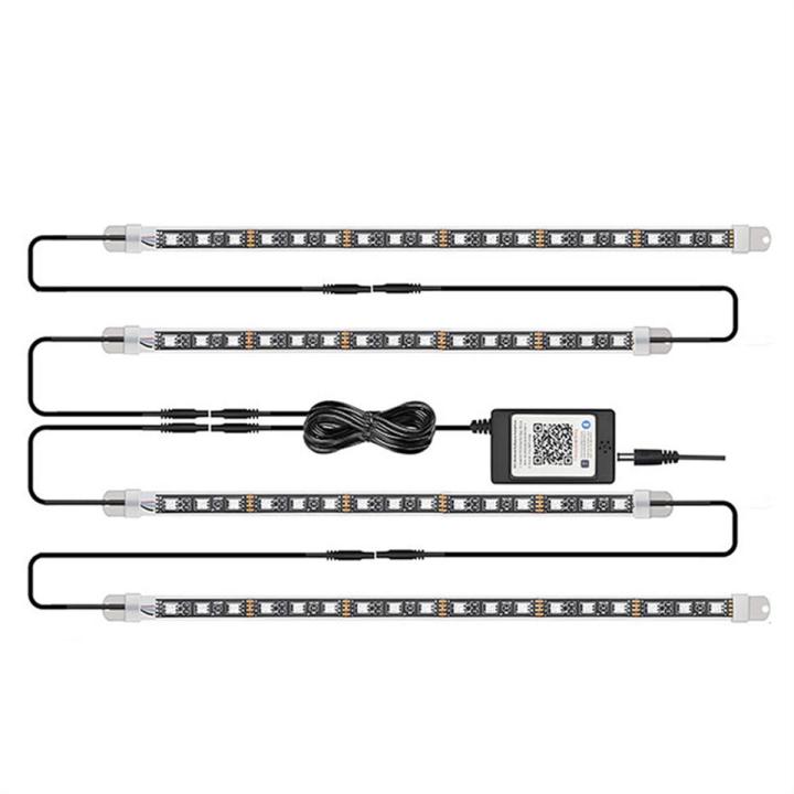 Car Underglow LED Lights, Dream Color Strip Lights with APP Control, Exterior Car Neon Accent Lights Kit Replacement Parts