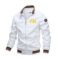 FBI New Spring Autumn Fashion Men Bomber Jackets Business Casual Streetwear Male Coats Simple Windbreaker British Style Coat. 