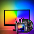1-5M WS2812 RGB USB LED Strip Light Computer Monitor Desktop PC Screen Backlight Lighting Ambient Tape Ribbon String Full Set. 