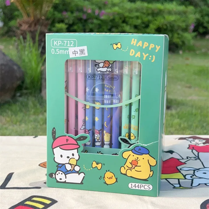 Cute%20ins%20wind%20pull%20hat%20boxed%20gel%20pen%20erasable%20pen%20blue%20sanrio%20series%20cartoon%20pen%20student%20set%20black%20-%20Image%208