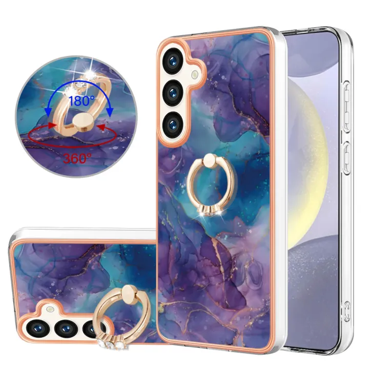 Marble%20Pattern%20Ring%20Holder%20Slim%20Phone%20Case%20For%20Samsung%20Galaxy%20S24%20Ultra%20Phone%20Case%20Metal%20Kickstand%20Cover%20-%20Image%203
