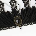 Goth Witch Headpiece Goth Headband Black Queen Tiaras baroque Black Queen Gothi Halloween. 