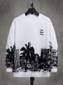 white color Full Sleeve t-shirt for Men - winter Collection.