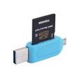 NEW Micro USB USB 2.0 2 in 1 OTG Card Reader High-speed USB2.0 Universal OTG TF/SD for Android Computer Extension Headers. 