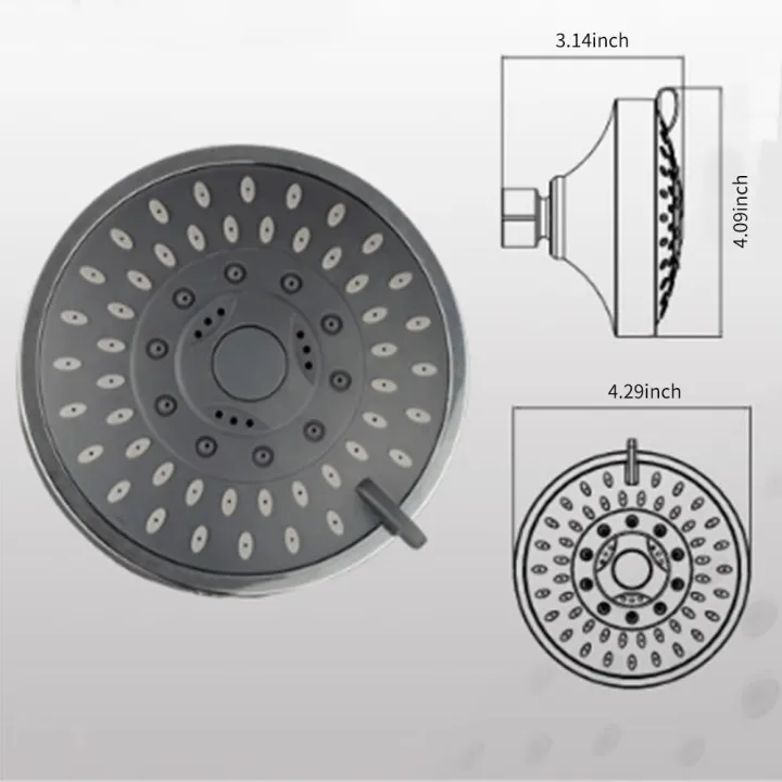 High%20Pressure%20Shower%20Head%204%20Inches%205%20Settings%20Adjustable%20Bathroom%20Shower%20Head%20Spray%20Showerhead%20Polished%20Chrome%20Bath%20Rain%20Shower%20Head%20Replacement%20-%20Image%206