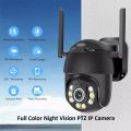 2 MP Full Color Outdoor Waterproof Ptz IP Camera V380 HD Smart Wireless WIFI Camera for Security. 