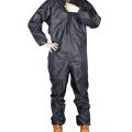 Durable Fashion Motorcycle Raincoat /Conjoined Raincoat/Overalls Men and Women Fission Rain Suit Rain Coat Size XL Black.