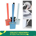 toilet comet flat head flexible soft with quick drying holder set no.