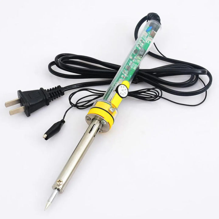 High Quality - Hand Equipment High Insulated 200-450 ℃ Temperature Adjustable Soldering Iron 60W-Transparent - Reliable and Durable