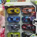 8-pieces Metal Car Set for Kids. 