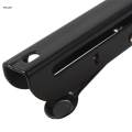 2x Under Desk Keyboard Tray Foldable Brackets Desk Extender Desktop Extension Shelf Clamp 9x4.3cm. 