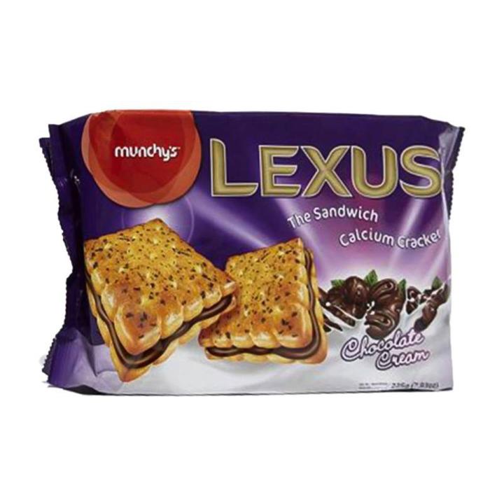 Munchy's Lexus Chocolate Cream Crackers (225g)
